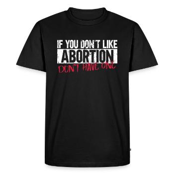 Féminisme pro-avortement Droits des femmes féministes - T-shirt Premium bio Homme - noir - Devant - Nico (187cm)