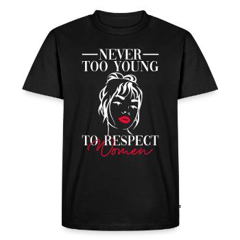 Féminisme Féministe Droits des femmes Féministe - T-shirt Premium bio Homme - noir - Devant - Nico (187cm)