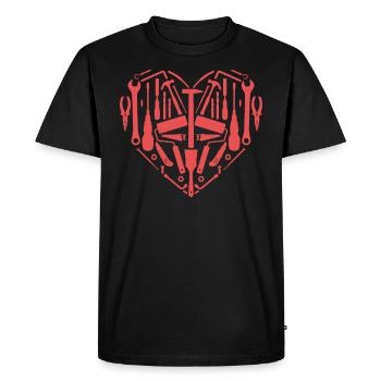 Je Peux Pas J'ai Bricole - T-shirt Premium bio Homme - noir - Devant - Nico (187cm)