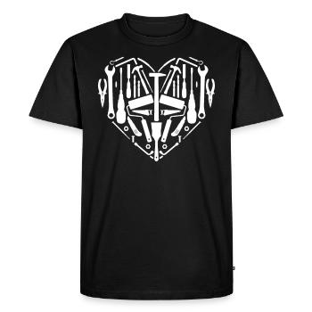 Je Peux Pas J'ai Bricole - T-shirt Premium bio Homme - noir - Devant - Nico (187cm)