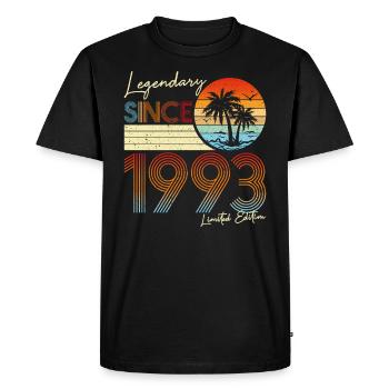 Légendaire Depuis 1993 Édition Limitée - T-shirt Premium bio Homme - noir - Devant - Nico (187cm)