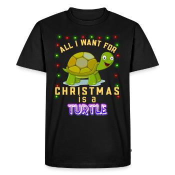 Noël Noël Noël Noël - T-shirt Premium bio Homme - noir - Devant - Nico (187cm)