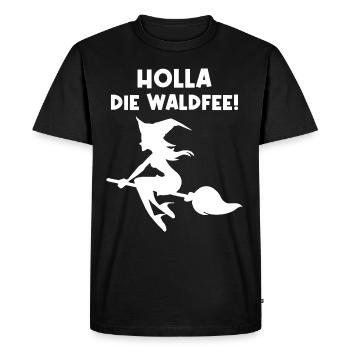 Walpurgisnight Forest Fairy Witches Sayings Gift - Men's Premium Organic T-Shirt - black - Front - Nico (187cm)