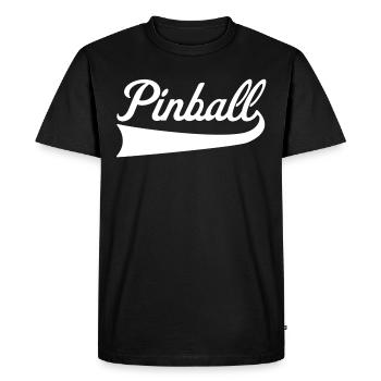 Pinball Arcade - Men's Premium Organic T-Shirt - black - Front - Nico (187cm)