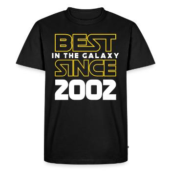 Meilleur De La Galaxie 2002 20 Ans Anniversaire - T-shirt Premium bio Homme - noir - Devant - Nico (187cm)
