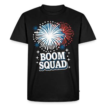 Pyrotechnie Feux d’artifice Pyrotechnie - T-shirt Premium bio Homme - noir - Devant - Nico (187cm)