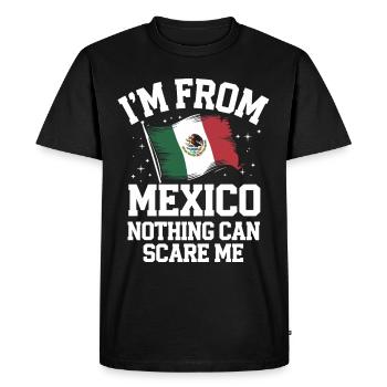 Mexique Mexique Mexicain Espagnol - T-shirt Premium bio Homme - noir - Devant - Nico (187cm)