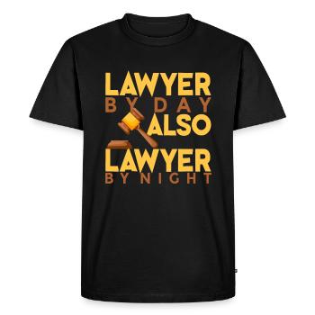 Lawyer Lawyer Legal Advice Law - Men's Premium Organic T-Shirt - black - Front - Nico (187cm)