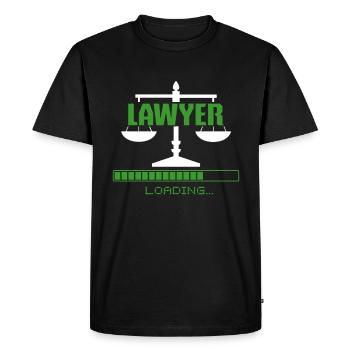 Lawyer Lawyer Legal Advice Law - Men's Premium Organic T-Shirt - black - Front - Nico (187cm)