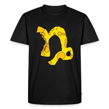 Signe du zodiaque Capricorne - T-shirt Premium bio Homme - noir - Devant - Nico (187cm)