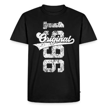 30E ANNIVERSAIRE ORIGINAL 1996 - T-shirt Premium bio Homme - noir - Devant - Nico (187cm)