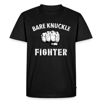 Bare Knuckle Fighter Boxing Boxer Arts Martiaux - T-shirt Premium bio Homme - noir - Devant - Nico (187cm)