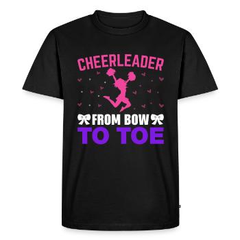Cheerleaders from head to toe pompoms - Men's Premium Organic T-Shirt - black - Front - Nico (187cm)