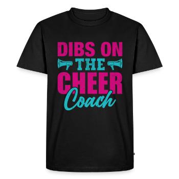 Cheerleader Trainer Pom Poms swing - Men's Premium Organic T-Shirt - black - Front - Nico (187cm)