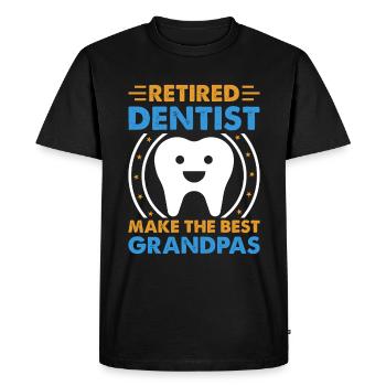Dentist Student Training Dentist Dental Medicine - Men's Premium Organic T-Shirt - black - Front - Nico (187cm)