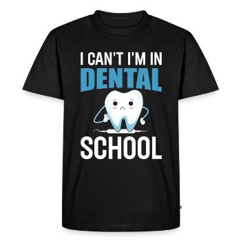 Dentiste dentaire Dentisterie dentaire - T-shirt Premium bio Homme - noir - Devant - Nico (187cm)