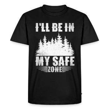 Forest Lovers Tree Owners Forest Decor Nature Lovers - Men's Premium Organic T-Shirt - black - Front - Nico (187cm)