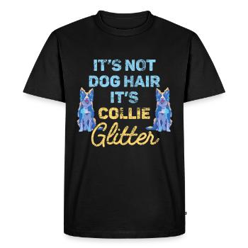 Conception unique de border collie pour - T-shirt Premium bio Homme - noir - Devant - Nico (187cm)