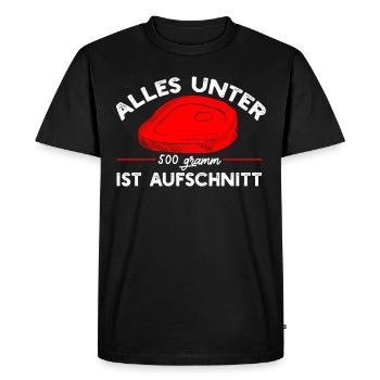 Découvrez le monde du rêve du maître du barbecue - T-shirt Premium bio Homme - noir - Devant - Nico (187cm)