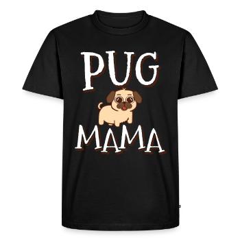 Embrace your pug passion with our - Men's Premium Organic T-Shirt - black - Front - Nico (187cm)