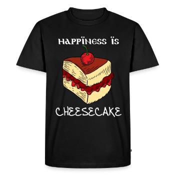 Discover joy with the artwork - Men's Premium Organic T-Shirt - black - Front - Nico (187cm)