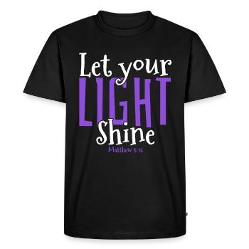 Team Jesus Faithful Spirit Bible Verse Design - Men's Premium Organic T-Shirt - black - Front - Nico (187cm)