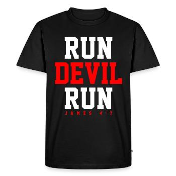 Join Jesus with exclusive - Men's Premium Organic T-Shirt - black - Front - Nico (187cm)
