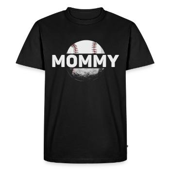 Cool Baseball Maman Maman Maman Drôle - T-shirt Premium bio Homme - noir - Devant - Nico (187cm)