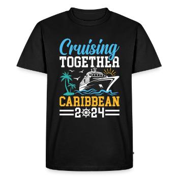 Familienkreuzfahrt in der Karibik 2024 - Männer Premium Bio T-Shirt - Schwarz - Vorne - Nico (187cm)