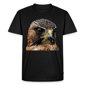 Falcons - T-shirt Premium bio Homme - noir - Devant - Nico (187cm)