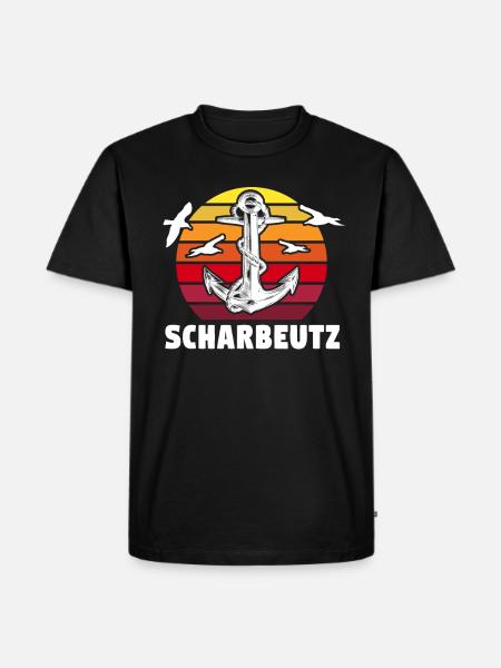 Scharbeutz Ostsee Scharbeutzer - Männer Premium Bio T-Shirt - Schwarz