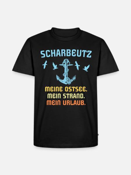 Scharbeutz Ostsee Scharbeutzer Souvenir - Männer Premium Bio T-Shirt - Schwarz