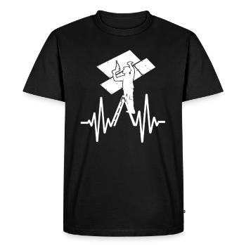 Drywall drywall fitter drywall - Men's Premium Organic T-Shirt - black - Front - Nico (187cm)