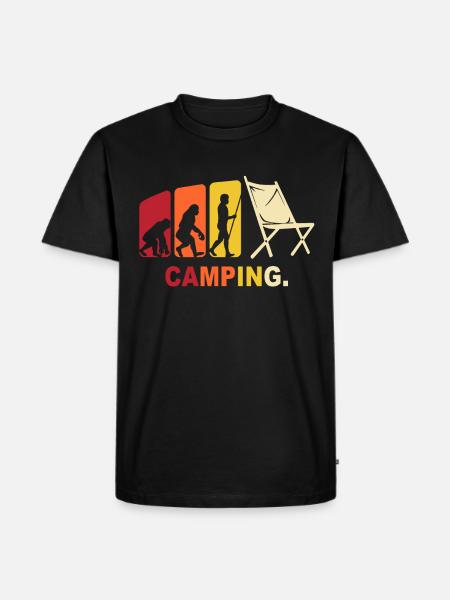 Camping Campingplatz Campen - T-shirt Premium bio Homme - noir