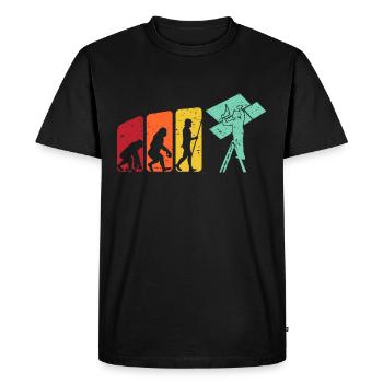 Installateur de cloisons sèches pour cloisons sèches - T-shirt Premium bio Homme - noir - Devant - Nico (187cm)