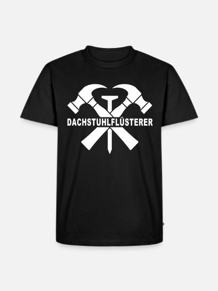 Dachdecker Handwerker Dachdecken - Männer Premium Bio T-Shirt - Schwarz