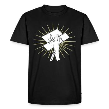 Magazine screwdriver drywall drywall fitter - Men's Premium Organic T-Shirt - black - Front - Nico (187cm)