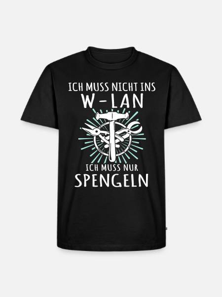 Spengler Beruf Bauspengler - Männer Premium Bio T-Shirt - Schwarz