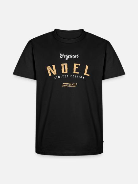 Noel Limited Edition - Männer Premium Bio T-Shirt - Schwarz