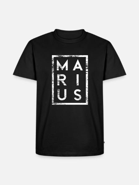 Marius Minimalism - Men's Premium Organic T-Shirt - black