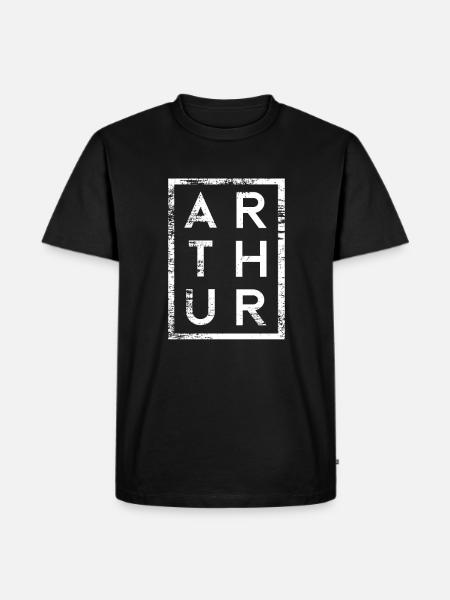 Arthur Minimalism - Men's Premium Organic T-Shirt - black