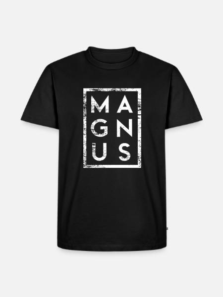 Magnus Minimalism - Men's Premium Organic T-Shirt - black