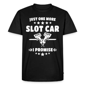 Slotcar Slot Car Slotracing - Men's Premium Organic T-Shirt - black - Front - Nico (187cm)