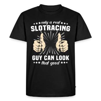 Slot Car Racing Slot Race - Men's Premium Organic T-Shirt - black - Front - Nico (187cm)