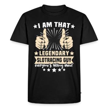 Slot Car Racing Slot Race - Men's Premium Organic T-Shirt - black - Front - Nico (187cm)