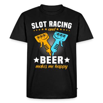Slot Car Racing Slot Race - Men's Premium Organic T-Shirt - black - Front - Nico (187cm)