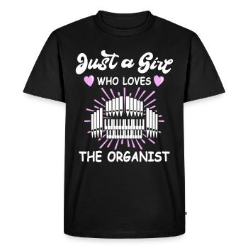 Orgues Organistes - T-shirt Premium bio Homme - noir - Devant - Nico (187cm)