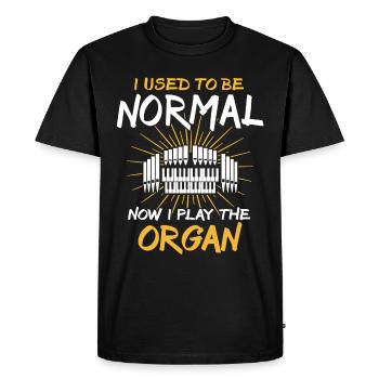 Church organist Organist Organist - Men's Premium Organic T-Shirt - black - Front - Nico (187cm)