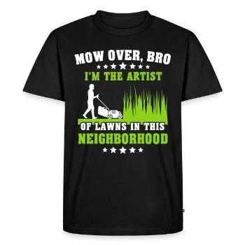 Lawn mowing Lawn mowers - Men's Premium Organic T-Shirt - black - Front - Nico (187cm)