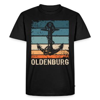 Oldenburger Sprüche Oldenburg - T-shirt Premium bio Homme - noir - Devant - Nico (187cm)